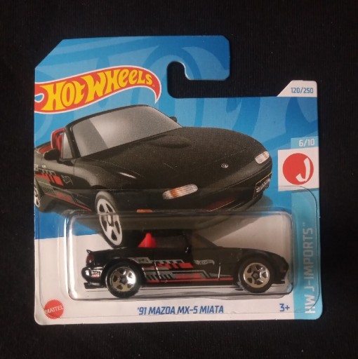 Zdjęcie oferty: Hot Wheels - '91 MAZDA MX-5 MIATA - 120/250