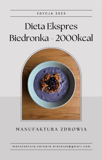 Zdjęcie oferty: Dieta Jadłospis Biedronka Ekspres 1600-2500 kcal