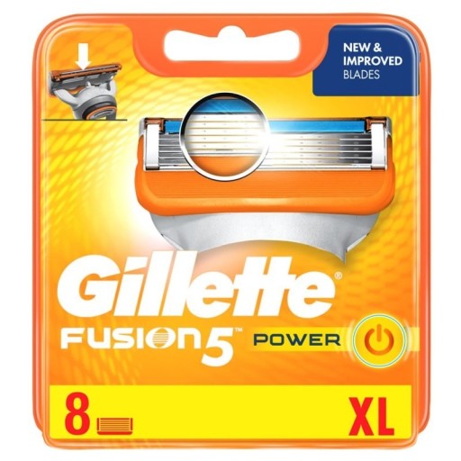 Zdjęcie oferty: GILLETTE FUSION5 POWER WKŁADY DO GOLENIA 8szt