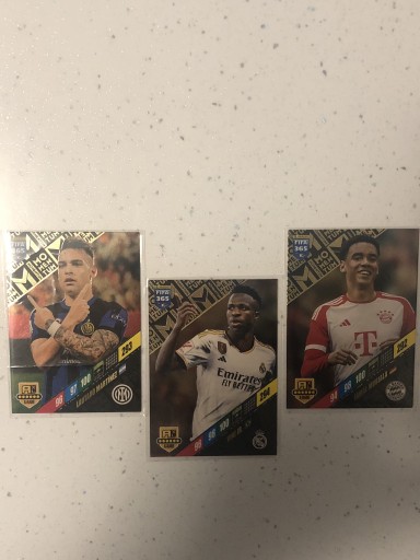 Zdjęcie oferty: Zestaw 3 kart MOMENTUM Panini Fifa 365 2024