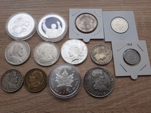 Zdjęcie oferty: zestaw 13 różnych monet z kolekcji od złotówki