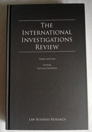 Zdjęcie oferty: The International Investigations Review Bourtin