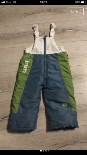 Zdjęcie oferty: Coccodrillo spodnie zimowe 92 ,narciarskie