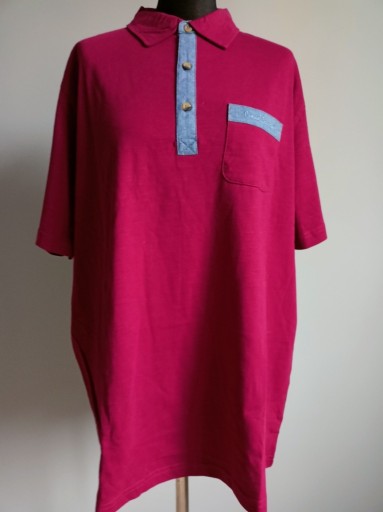 Zdjęcie oferty: Koszulka polo Pierrde Cardin burgund rozmiar XXL