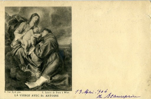Zdjęcie oferty: Van Dyck, La Vierge avec St. Antione, 1904