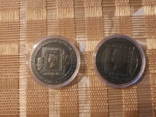 Zdjęcie oferty: 1 CROWN 1990   150 rocznica wydania „ONE PENNY”