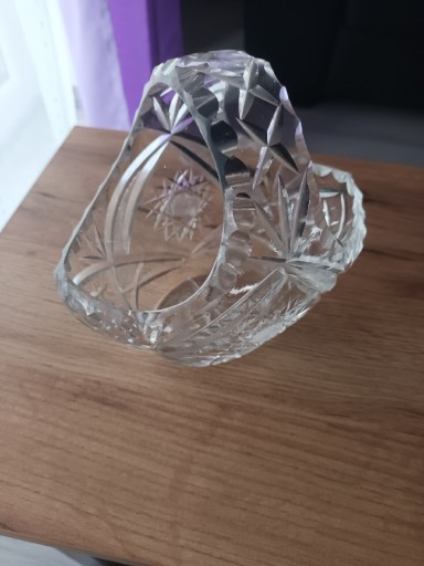 Zdjęcie oferty: Kryształowy koszyk z PRL-u