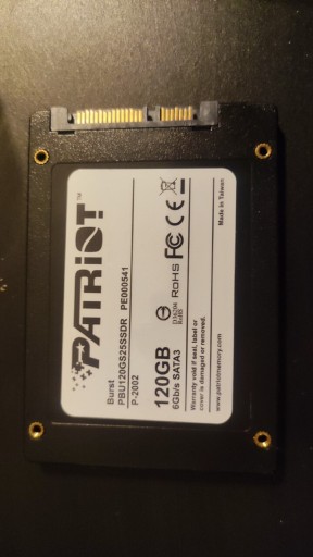 Zdjęcie oferty: Dysk SSD Sata3 Patriot Burst 120 GB 