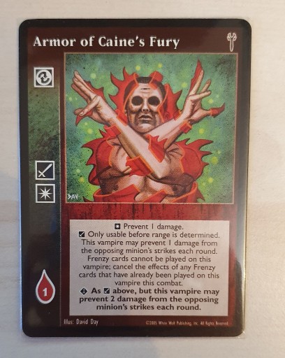 Zdjęcie oferty: VTES Vampire the Eternal Armor of Caine's Fury