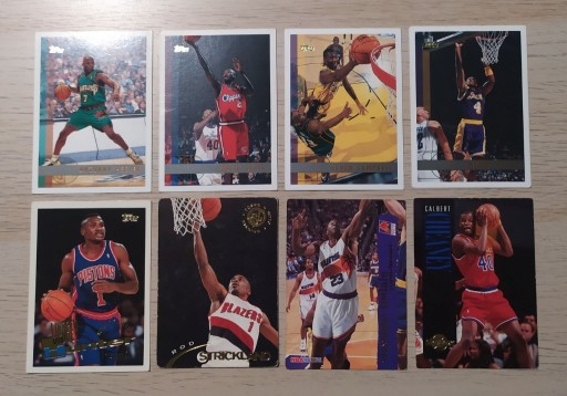 Zdjęcie oferty: Karty NBA Topps, SkyBox, NBA Hoops - 8 sztuk