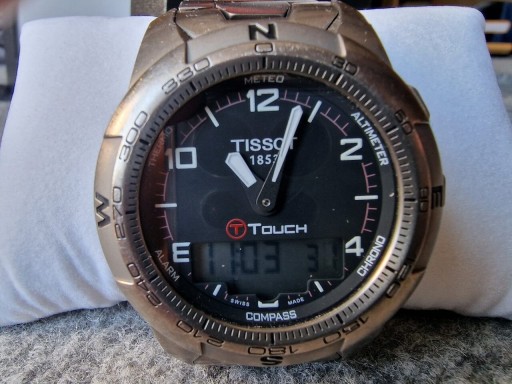 Zdjęcie oferty: Zegarek Tissot T-touch 2 tytanowy
