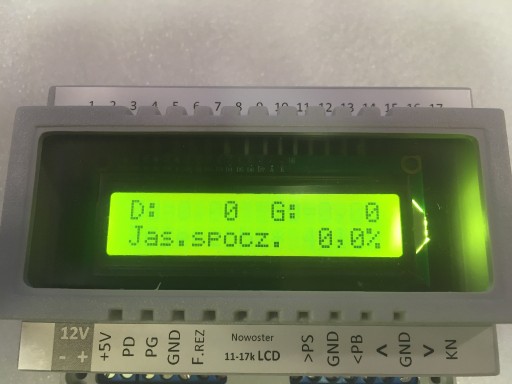 Zdjęcie oferty: Sterownik schodowy LED 11-17k LCD FN