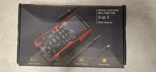 Zdjęcie oferty: Multimetr miernik z oscyloskopem 3w1 ZOYI ZT-703S 3,5'' 50Mhz 2 sondy