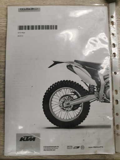 Zdjęcie oferty: Serwisówka KTM friride 250