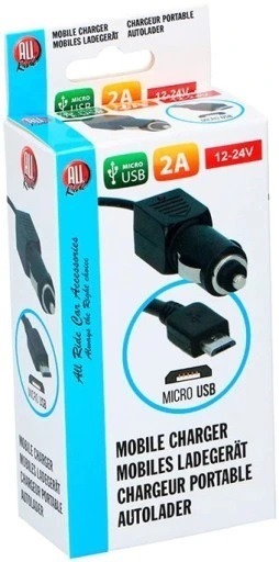 Zdjęcie oferty: Ładowarka samochodowa 12/24V, złącze MICRO USB