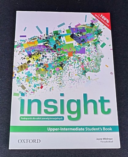 Zdjęcie oferty: Insight Upper-Intermediate Student's Book Wildman