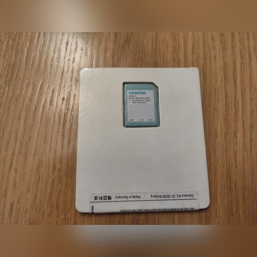 Zdjęcie oferty: Siemens Memory Card PLC 8MB 6ES7 953-8LP31-0AA0