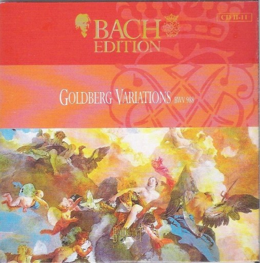 Zdjęcie oferty: J.S.BACH Goldberg Variations BELDER klawesyn