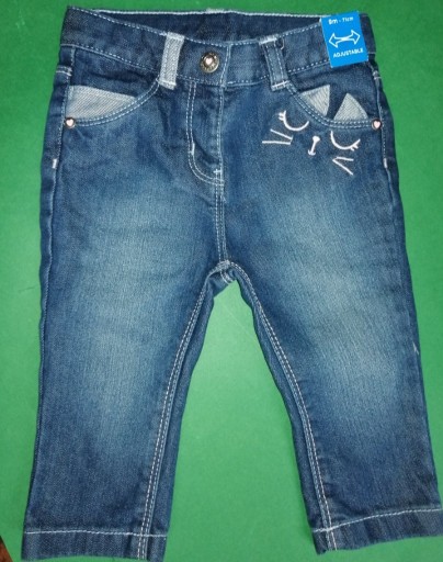 Zdjęcie oferty: Spodnie dziecięce jeansowe spodnie dziecięce 71cm
