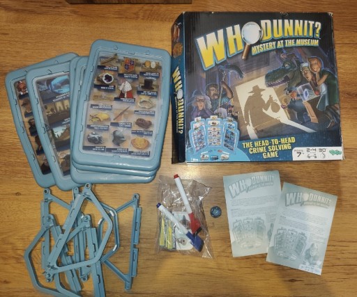 Zdjęcie oferty: Gra planszowa detektywistyczna WHO dunnit?  mystery at the museum