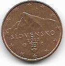 Zdjęcie oferty: SLOVENSKO 1 CENT 2013 ROK.