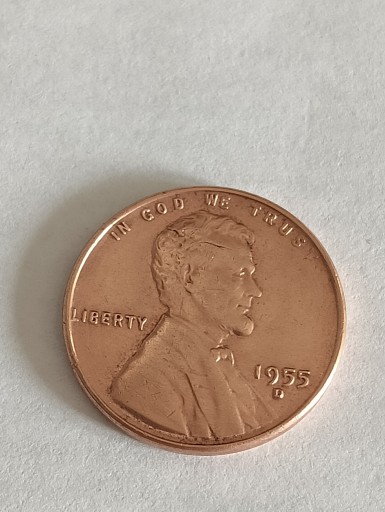 Zdjęcie oferty: 1 cent 1955 D USA 