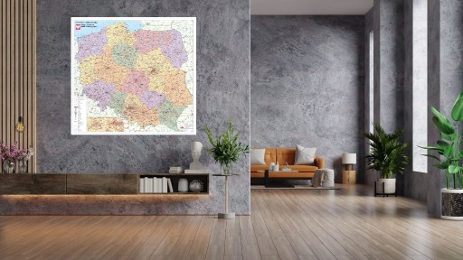 Zdjęcie oferty: wydruk: mapa_administracyjna_polski_2022