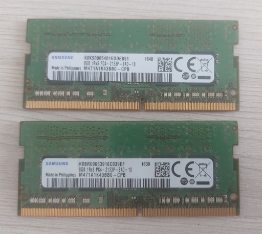 Zdjęcie oferty: Pamięć RAM DDR4 PC4 SAMSUNG 2x8GB 16GB 2133