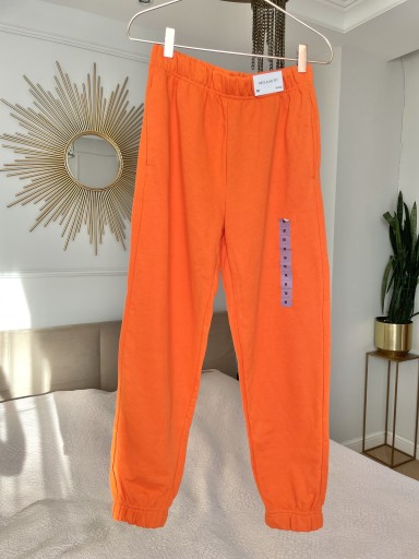 Zdjęcie oferty: Sinsay Joggery spodnie dresowe pomarańczowe Zara