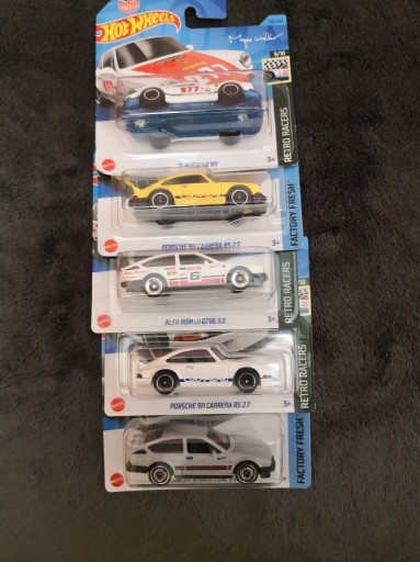 Zdjęcie oferty: 5 x hot wheels Porsche 911  & Alfa Romeo GTV6 3.0