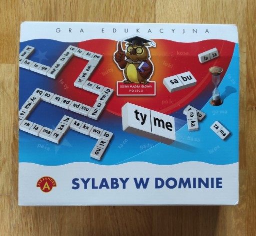 Zdjęcie oferty: Sylaby w dominie - gra edukacyjna