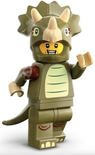 Zdjęcie oferty: LEGO FIGURKA MINIFIGURES 71045 Triceratops Costume