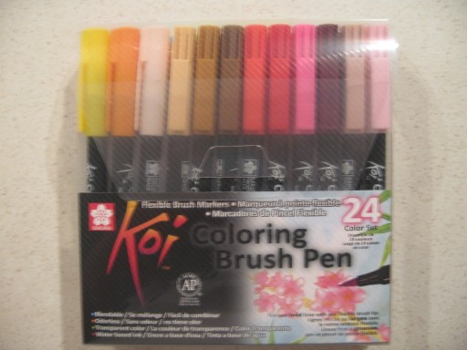 Zdjęcie oferty: Zestaw pisaków KOI Coloring Brush Pen 24 szt.