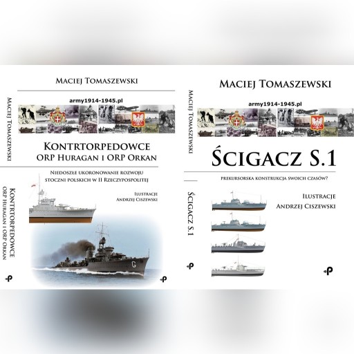 Zdjęcie oferty: 2 książki taniej: Scigacz S.1 i Kontrtorpedowce