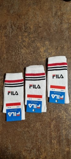 Zdjęcie oferty: DŁUGI SKARPETKI FILA r. 41-44. Unisex.