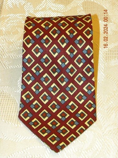 Zdjęcie oferty: Jedwabny krawat wizytowy Angelo Tarlazzi