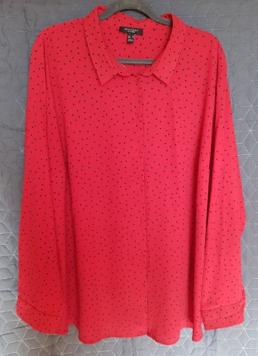 Zdjęcie oferty: Koszula czerwona w kropki New Look rozmiar 3/4XL