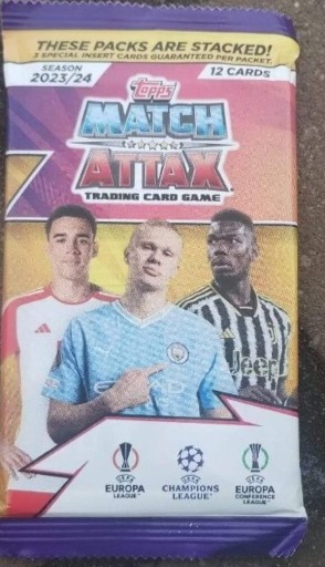 Zdjęcie oferty: Saszetki match attax 2023/24 