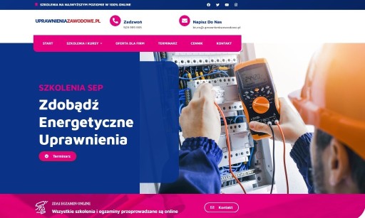 Zdjęcie oferty: Uprawnienia SEP, Egzamin państwowy SEP-ONLINE