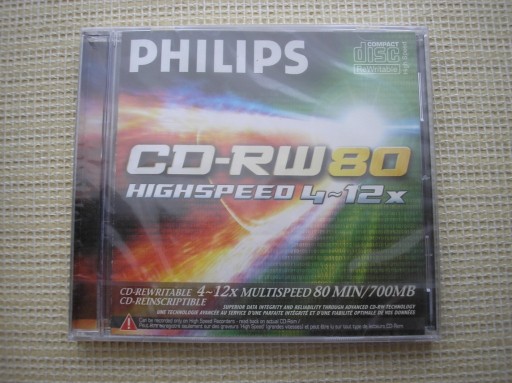 Zdjęcie oferty: Philips CD-RW 80