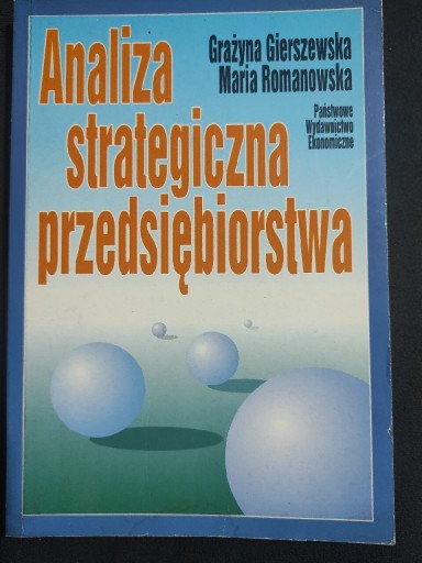 Zdjęcie oferty: Analiza strategiczna przedsiębiorstwa 