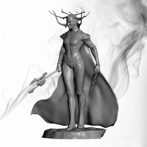 Zdjęcie oferty: Figurka druk 3D żywica " Hela Thor "- 120 mm