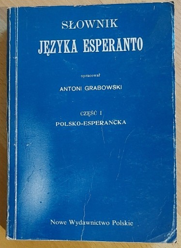 Zdjęcie oferty: Słownik jezyka esperanto część I polsko-esperancka