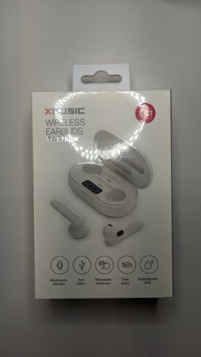 Zdjęcie oferty: Słuchawki bezprzewodowe XMUSIC TWS750W