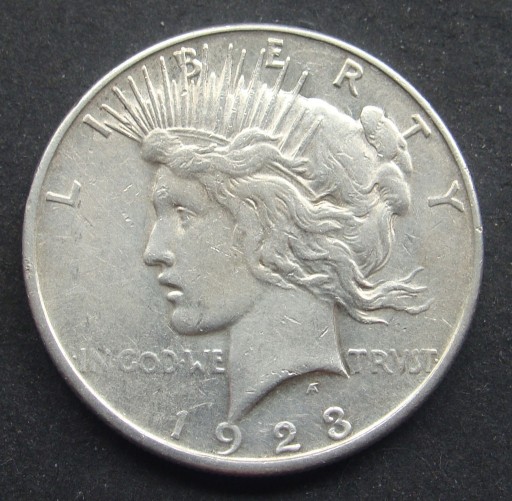 Zdjęcie oferty: USA - 1 Dollar 1923 S PEACE - Srebro