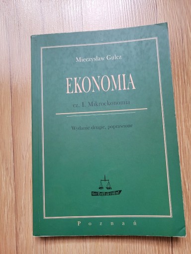 Zdjęcie oferty: Ekonomia cz. 1 Mikroekonomia Gulcz
