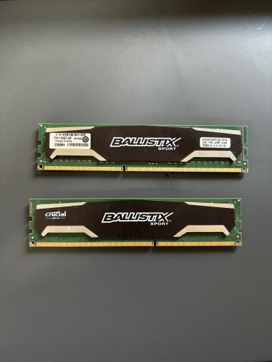 Zdjęcie oferty: Pamięć RAM 2x 4GB (8GB) Ballistix Sport DDR3 1600MHz FH115QT.QF