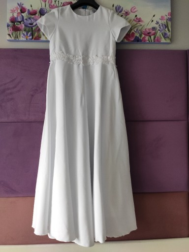 Zdjęcie oferty: Sukienka dziewczęca biała r. 146 Komunia