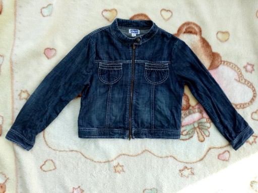Zdjęcie oferty: Zasuwana bluza kurtka jeansowa Chicco 116 - 122