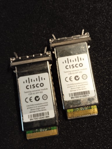 Zdjęcie oferty: TwinGig Converter Module Cisco CVR-X2-SFP szt 2